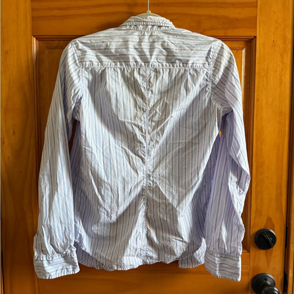 Frank & Eileen Barry Superlux Button Up Women’s Size Small Pink/Blue - Picture 8 of 8